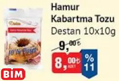DESTAN HAMUR KABARTMA TOZU